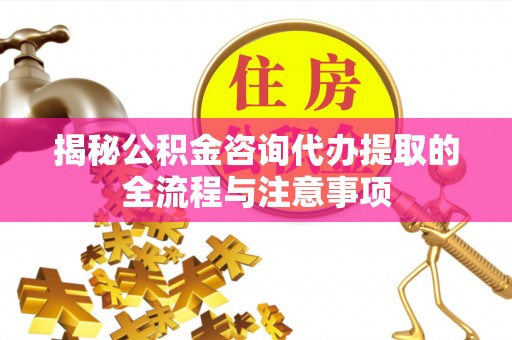 范县揭秘公积金咨询代办提取的全流程与注意事项