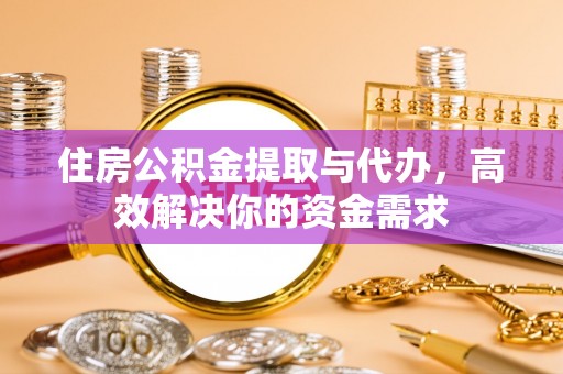 范县住房公积金提取与代办，高效解决你的资金需求